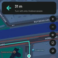 Navigation in dark mode, also shown on Apple Watch and Live Activity